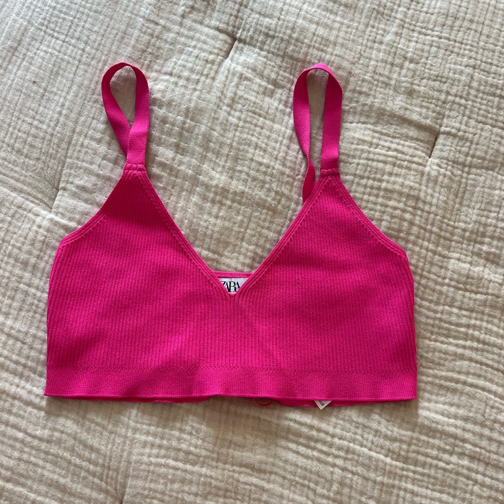 Pink Zara Crop Top